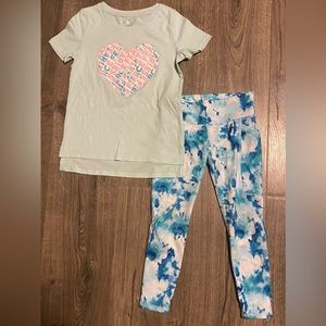 Athletic Works Girls Size 4-5 Outfit